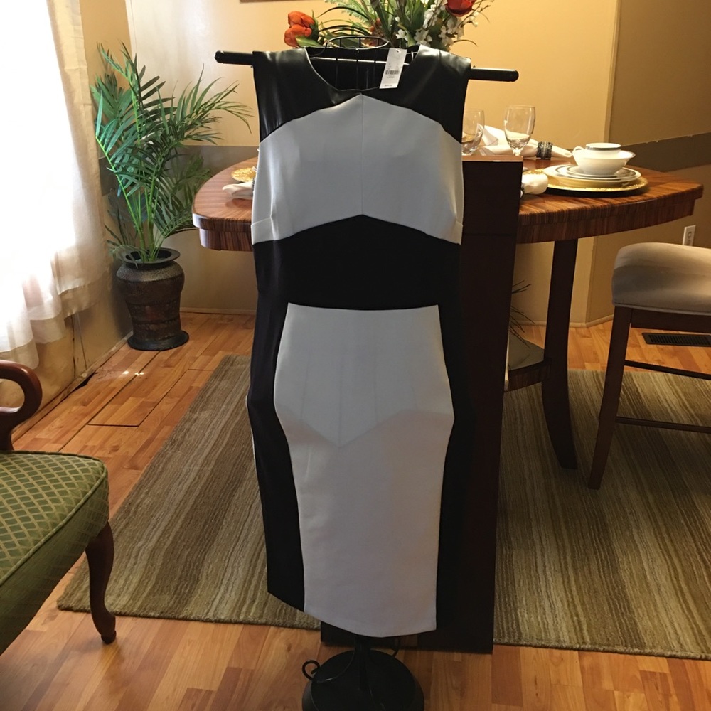 Black and white dress